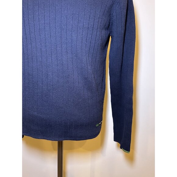 Vintage Abercrombie & Fitch Navy Sweater Size L – Classic Knit Pullover Timeless - Picture 8 of 8